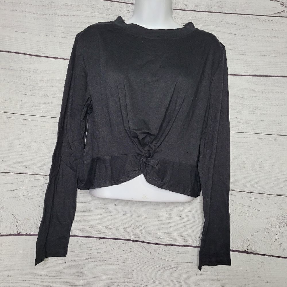 ‎Women's Front Knot Crop TOP XL
